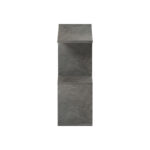 Wesmol side table-bookcase anthracite marble look 50x20x50cm - Image 5