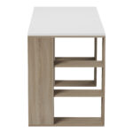 Office desk Praga sonoma-white 140x60x75cm - Слика 5