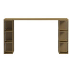 Praga office desk in light walnut 140x60x75cm - Слика 3