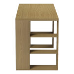 Praga office desk in light walnut 140x60x75cm - Слика 5