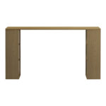 Praga office desk in light walnut 140x60x75cm - Слика 6