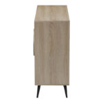 Buffet Gora sonoma - anthracite 110x35.5x82cm - Слика 6