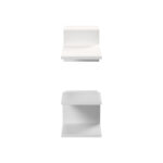 Sumpa wall shelf 2pcs white 65x20x18cm - Image 5