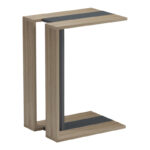 Muju sonoma side table - charcoal 30x40x55cm - Image 2