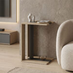 Muju sonoma side table - charcoal 30x40x55cm