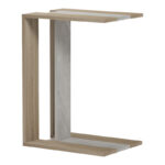 Muju sonoma side table - beige marble look 30x40x55cm - Image 4