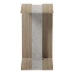 Muju sonoma side table - beige marble look 30x40x55cm - Image 5