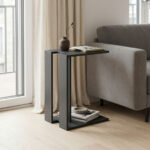 Muju side table anthracite 30x40x55cm