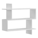 Parallel wall-shelf white 70x22x65.5cm - Слика 2
