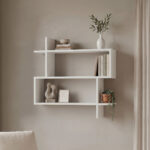 Parallel wall-shelf white 70x22x65.5cm
