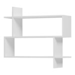Parallel wall-shelf white 70x22x65.5cm - Слика 4