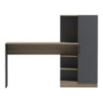 Office with bookcase and cabinet Ofisio sonoma-anthracite 152.3x40x120cm - Image 4