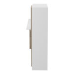 Office with bookcase and cabinet Ofisio sonoma-white 152.3x40x120cm - Image 6