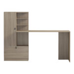 Desk with bookcase Felanbo sonoma 160x60x125cm - Image 4