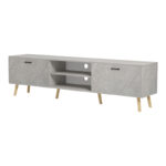 TV stand Gorna beige marble look 180x35x48.6cm - Image 5