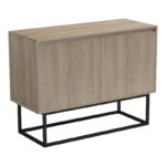 Buffet Dabia sonoma-black metal leg 100x40x74cm - Image 3