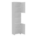 Column-cabinet Perlina white 40x32x175cm - Слика 2