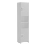 Column-cabinet Perlina white 40x32x175cm - Слика 3