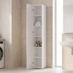 Column-cabinet Anira white 30x30x180cm - Слика 2
