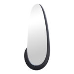 Oval mirror Marly black MDF 50.5x4x127cm - Image 3