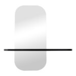mirror Lunaria black MDF 60x11.5x60cm - Слика 3