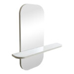 mirror Lunaria white MDF 60x11.5x60cm