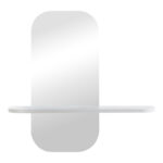 mirror Lunaria white MDF 60x11.5x60cm - Image 3