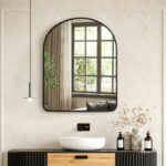 mirror Selene black MDF 46x1.2x60cm - Image 2