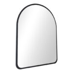 mirror Selene black MDF 46x1.2x60cm