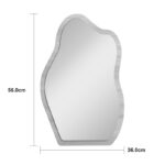 mirror Evanthia MDF nature finish 36x1.2x56cm - Image 4