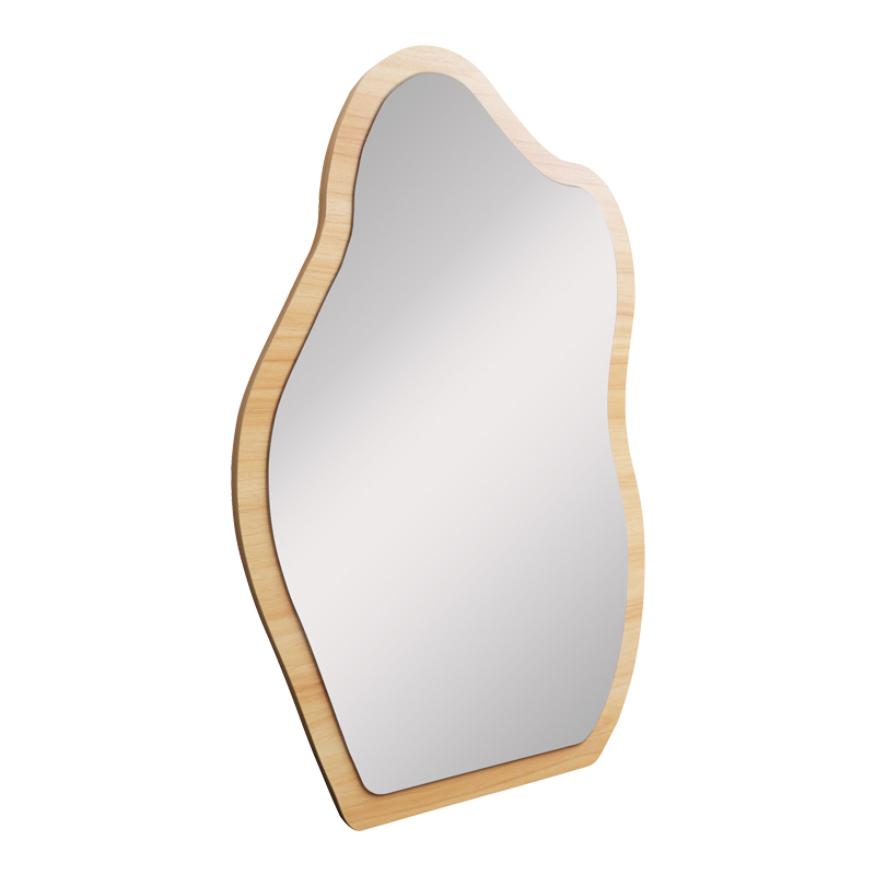 233-000062 mirror Evanthia MDF nature finish 36x1.2x56cm - Image 1