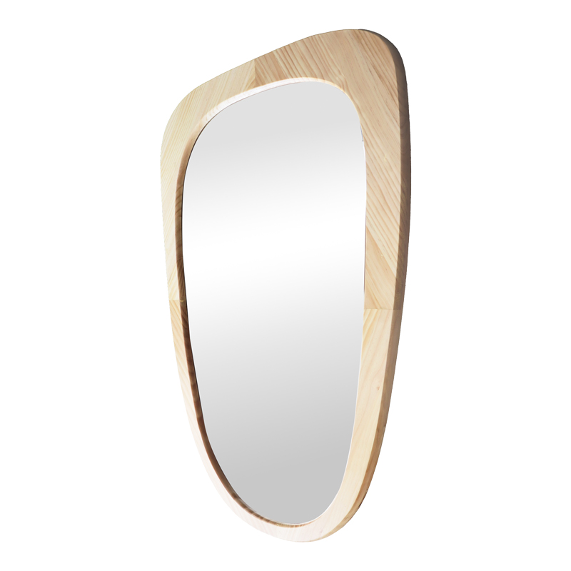 233-000063 mirror Phaedra MDF nature finish 74x2.5x120 cm - Image 1