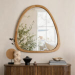 mirror Ione MDF nature finish 55x2.5x60 cm - Image 2
