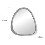 mirror Ione MDF nature finish 55x2.5x60 cm - Image 4