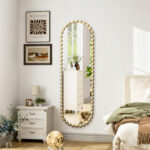 mirror Myrtus gold metal 40x2,5x160 cm - Image 2