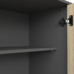 Buffet Billie anthracite-sonoma 149x40x77cm - Слика 6