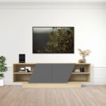 TV unit Stevie sonoma-anthracite 160x40x50cm