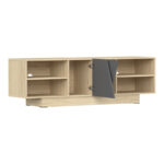 TV unit Stevie sonoma-anthracite 160x40x50cm - Image 4