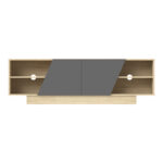 TV unit Stevie sonoma-anthracite 160x40x50cm - Image 5