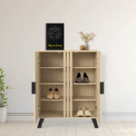 Shoe cabinet Shoby sonoma 70.5x30x91cm - Слика 2
