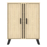 Shoe cabinet Shoby sonoma 70.5x30x91cm - Слика 5