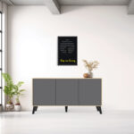 Buffet Billie sonoma-anthracite 149x40x77cm