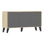 Buffet Billie sonoma-anthracite 149x40x77cm - Слика 3