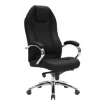 Manager's office chair Ionia black PU 67x49.5x123cm