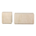 Coffee tables set 2pcs Sandu mdf in travertine look - Слика 3
