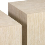 Coffee tables set 2pcs Sandu mdf in travertine look - Слика 5