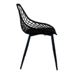 Chair Suan black pp-black metal leg 49x51x86cm - Слика 3