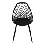 Chair Suan black pp-black metal leg 49x51x86cm - Слика 4