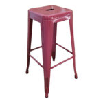 Bar stool Utopia metal terracotta 42x42x76cm