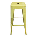 Bar stool Utopia metal yellow 42x42x76cm - Image 2